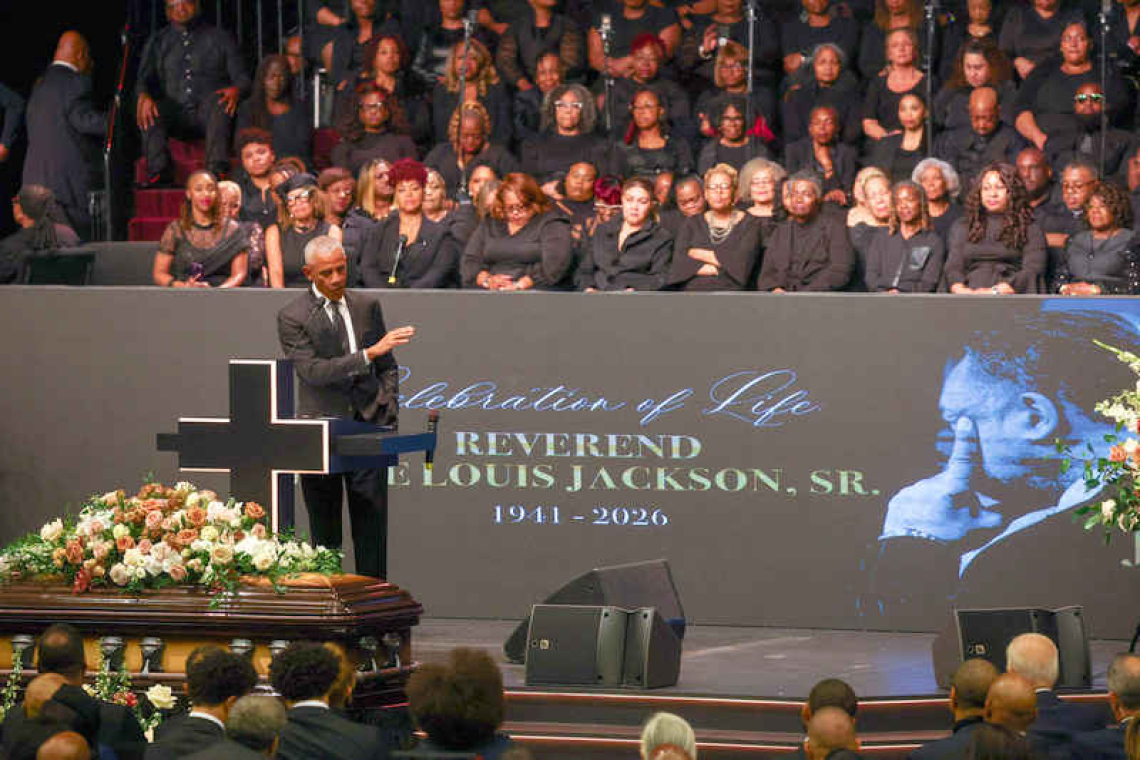 US faces assaults on democracy, Obama says at Jesse Jackson memorial